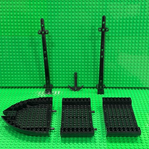 Lego scafo barca - nera, pirati